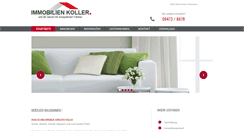 Desktop Screenshot of immobilien-koller.de